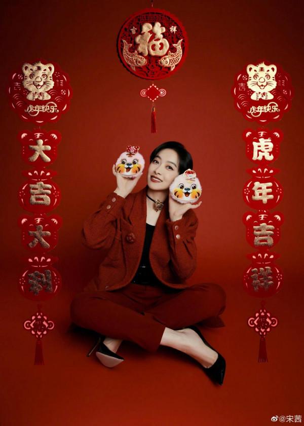 盤點女明星的新年照片②李沁佟麗婭王鷗金晨舒淇&hellip;