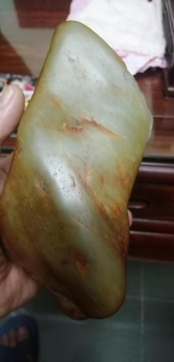 沙棗青籽料擺件