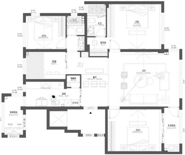 140㎡ 極簡風—給你200㎡的視覺感