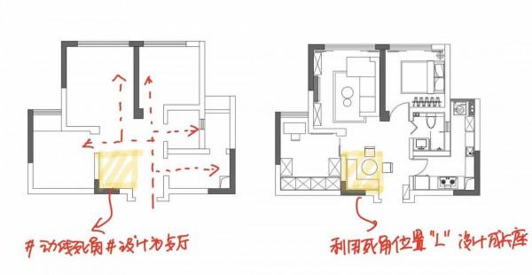 50平方米的一居室，搖身變成了仙女的家，衣帽間大餐廳樣樣皆全
