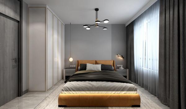 87平米高冷現代風 哈爾濱億居裝飾 哈爾濱正規一點的裝修公司