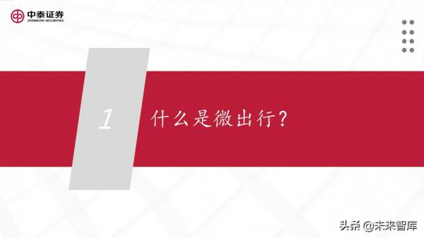 微出行行業專題研究報告