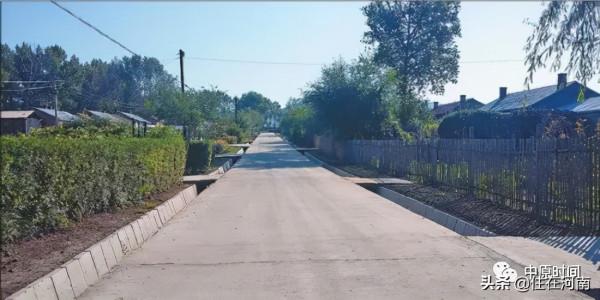 老家河南，門口那條路，越來越美了（配圖）