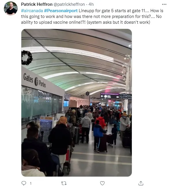 多倫多機場被擠爆：一片混亂！恐排隊幾個小時！旅行難了