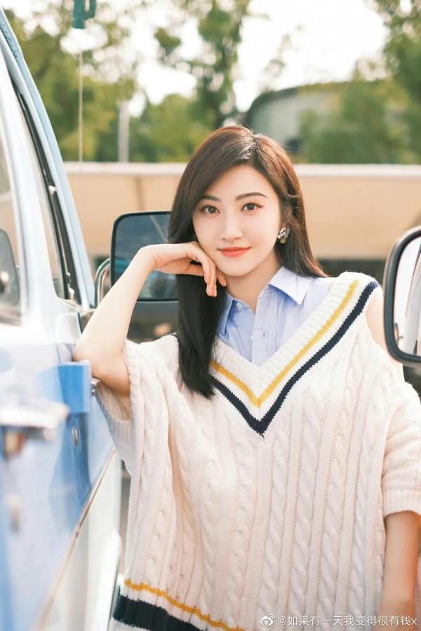 景甜 甜甜說變化最大的就是眉形？