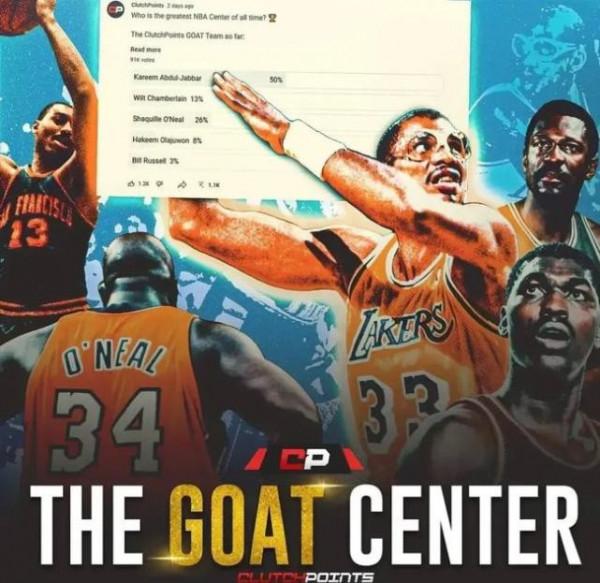 50萬球迷票選5位置歷史最佳：喬丹77%，奧尼爾26%，鄧肯得票最高