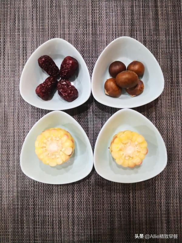早餐不知道吃什麼，看看我的營養早餐，有葷有素有粗糧，真全面