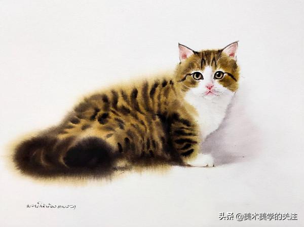 顏料抵擋不住它的美態,流浪改變不了它的命運——水彩貓咪的世界 顏料抵擋不住它的美態,流浪改變不了它的命運——水彩貓咪的世界