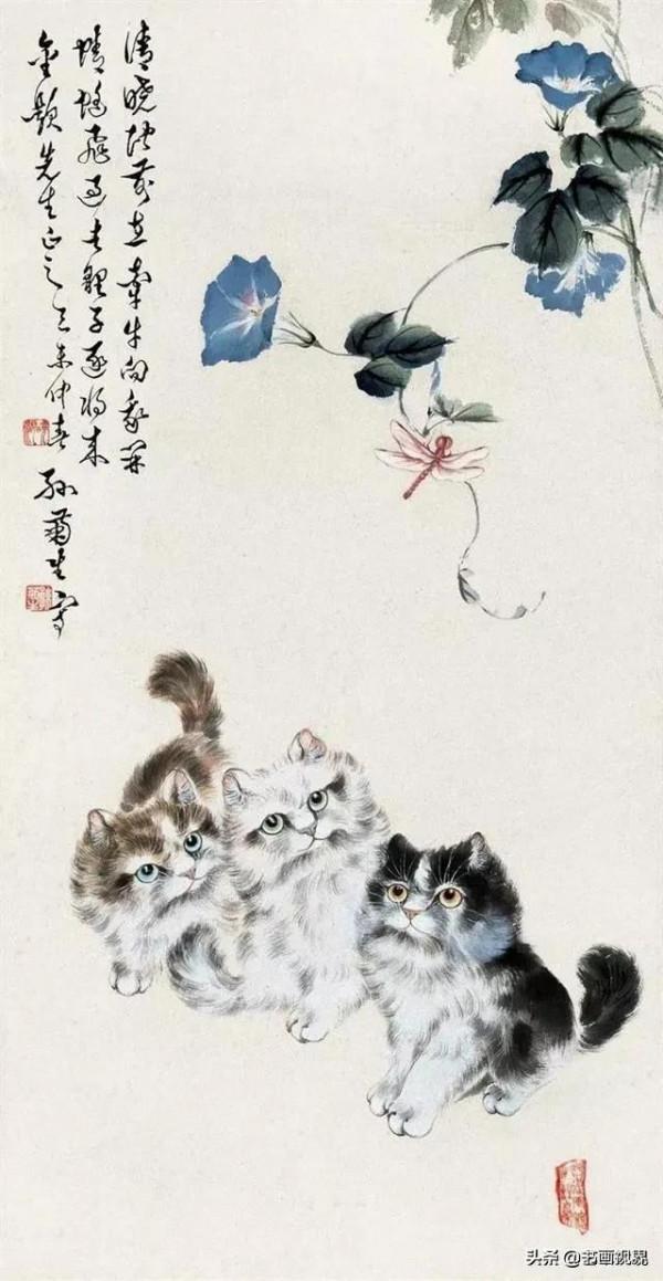 孫菊生筆下的貓有多精彩？看看這46幅國畫吧