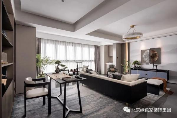 綠色家：133㎡輕奢中式，高貴典雅有氣質