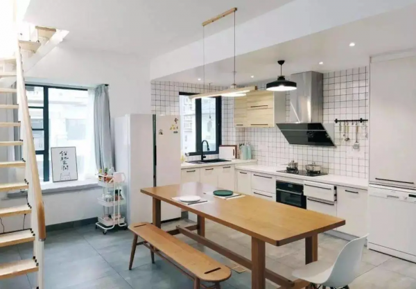 餐廚一體如何佈局?3種設計方案,立馬省出10㎡空間 餐廚一體如何佈局?3種設計方案,立馬省出10㎡空間