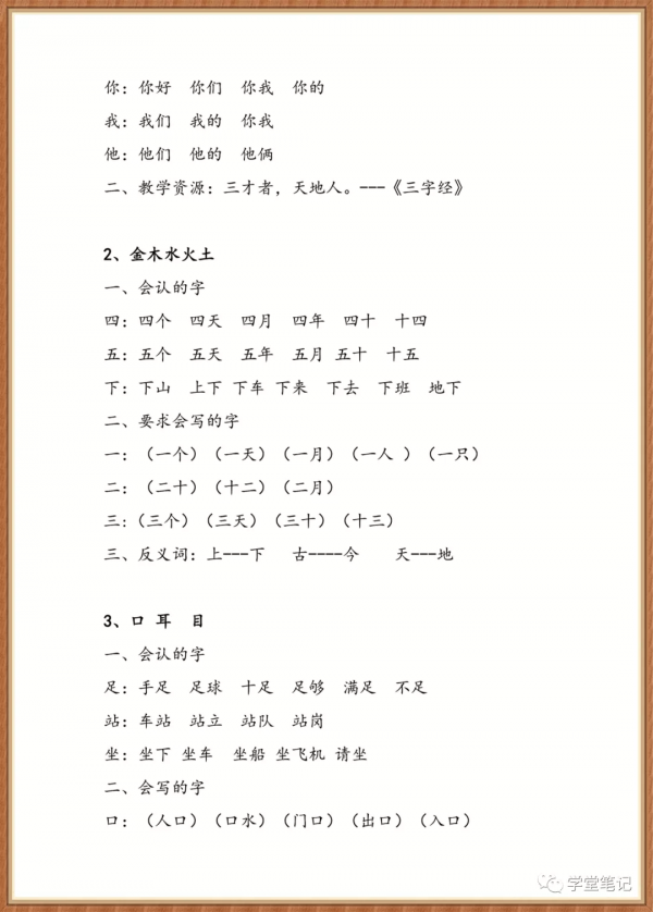 語文老師：一年級漢語拼音+全冊字詞句，孩子吃透，期末拿滿分