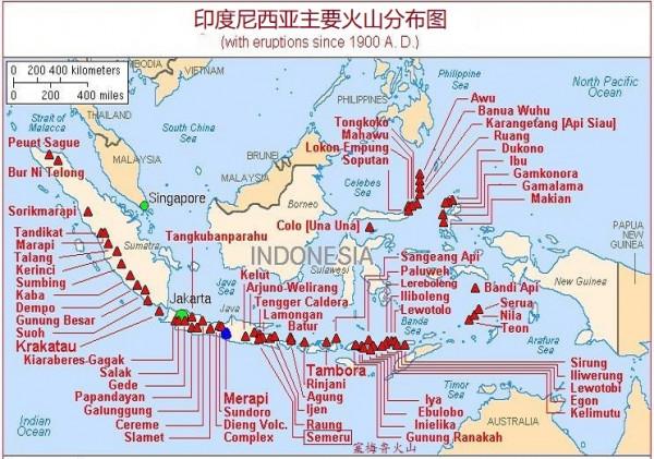 印度尼西亞塞梅魯火山持續噴發，形成的火山灰柱高達1.2萬米