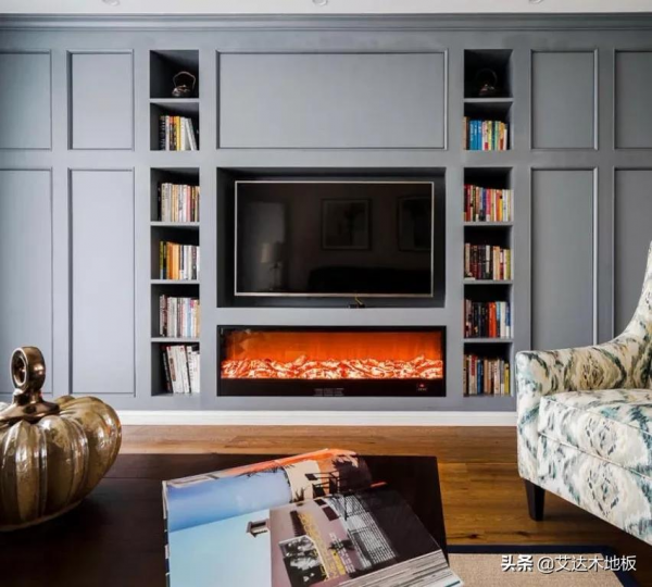 艾達木地板丨裝對踢腳線，“驚豔”整個家居空間