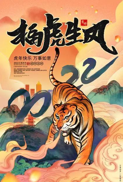 2022虎年福運聊天圖