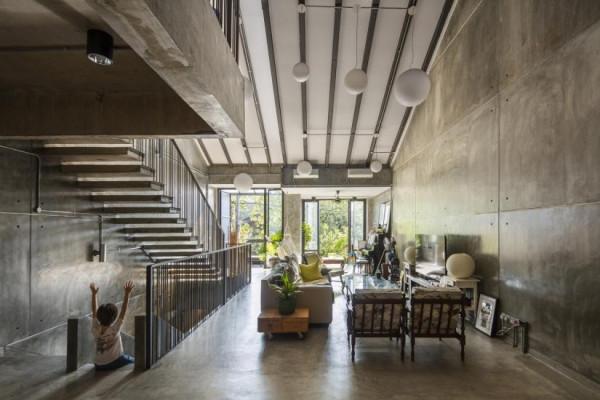 這間家庭住宅將現代工業的粗狂與豪放完美地詮釋出來 這間家庭住宅將現代工業的粗狂與豪放完美地詮釋出來