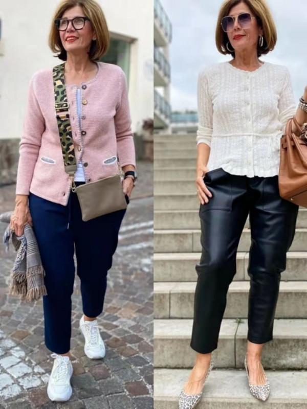 個矮還微胖,這位60歲奶奶太會穿,越老越有範,她是如何做到的? 個矮還微胖,這位60歲奶奶太會穿,越老越有範,她是如何做到的?