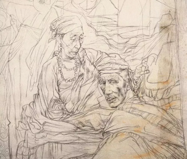 唐永力（中央美術學院教授）素描作品欣賞