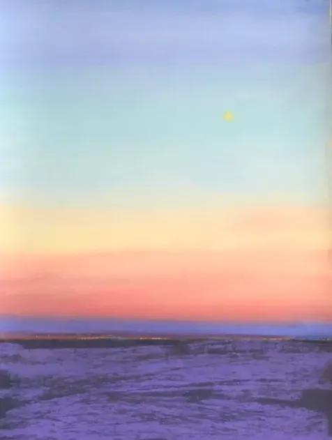 比利時女畫家伊芙&CenterDot;米勒粉彩畫中的天空之美，風景中最具情感