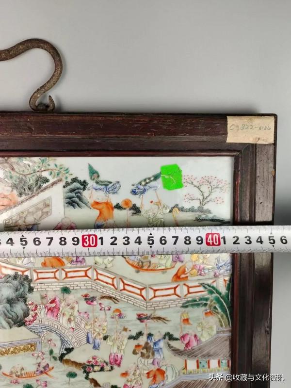 清同治粉彩百子鬧春大瓷板鑑賞