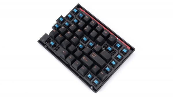 BaroccoMistel密斯特MD770分體式機械鍵盤拆解簡評