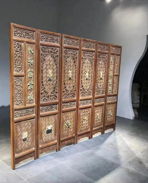 【六片鑲嵌屏風】