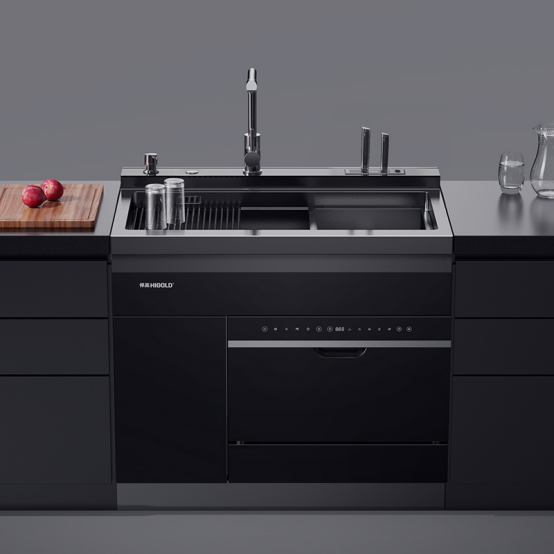 更多功能更少空間，悍高整合水槽洗碗機讓廚房不擁擠