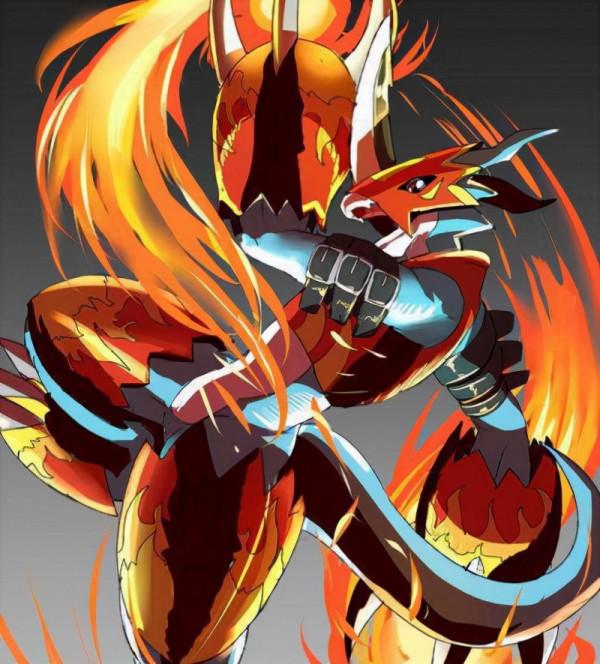 小狗獸的特別進化，在勇氣裝甲的加持下，能進化為四聖獸