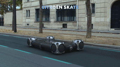 球形輪胎開始應用了~雪鐵龍用四個球造了一輛“滑板”汽車 球形輪胎開始應用了~雪鐵龍用四個球造了一輛“滑板”汽車