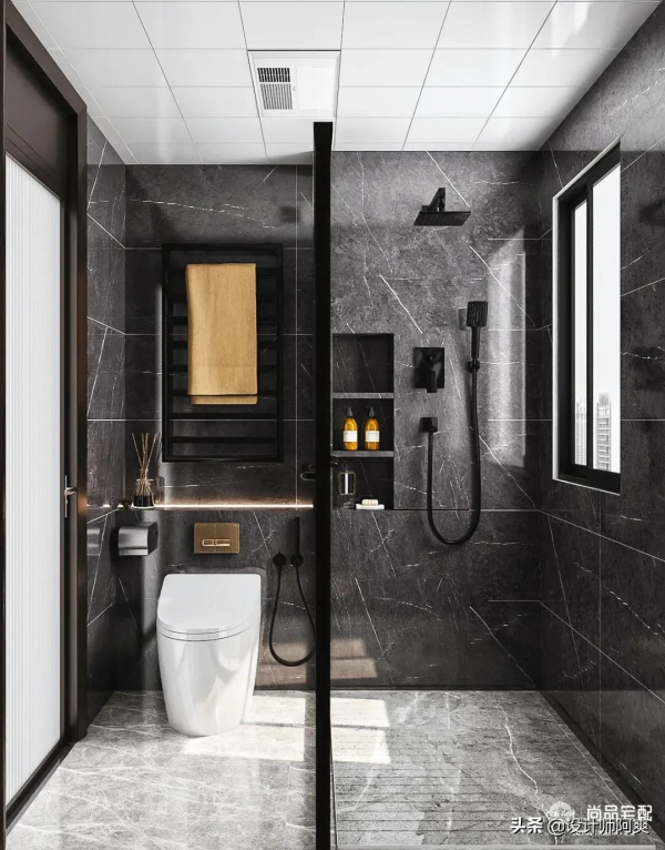 130㎡現代輕奢，真的從玄關美到浴室，看完走不動了