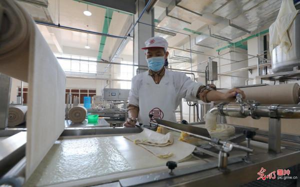 皖西南最大豆製品生產基地試生產