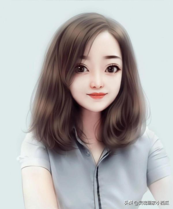 換一換你的頭像吧，手繪的女生漫畫微信頭像，照片變漫畫就是好看