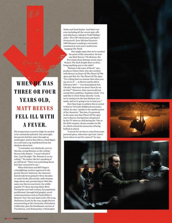 《帝國》雜誌新蝙蝠俠封面專題曝光，新劇照幕後緊張刺激似驚悚片