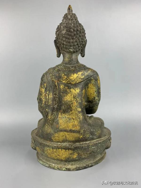 清代銅鎏金觀音像鑑賞