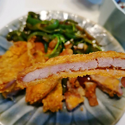 烤箱烤出來的不幹不柴的炸大排（空氣炸鍋也適用）