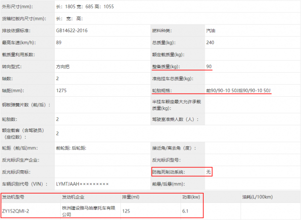 力帆KPV150改款，大運推出踏板車，虎年第一期工信部新車彙總