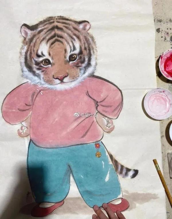 虎年萌虎的生活圖欣賞