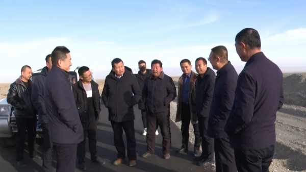 省交通運輸廳在阿克塞縣開展2021年全省“四好農村路”年終考評工作