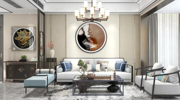 黃石裝修 | 三房兩廳新中式風格，溫馨時尚是代名詞