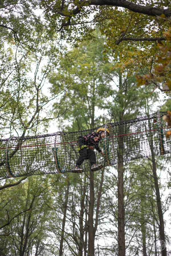 磨山最新玩法!在森林裡飛越穿梭,好刺激 磨山最新玩法!在森林裡飛越穿梭,好刺激