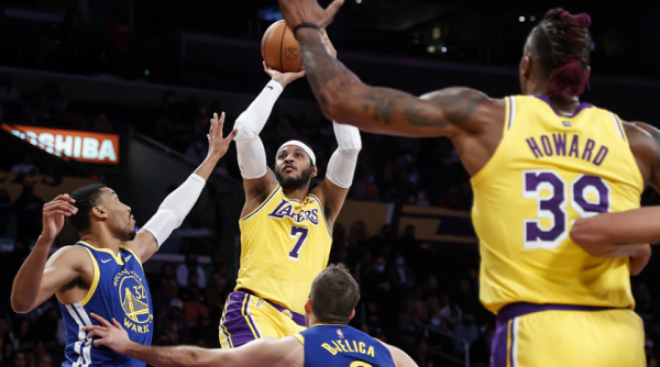 五連敗！湖人遭勇士雙殺，360組合轟47+22+12，庫裡格林休戰