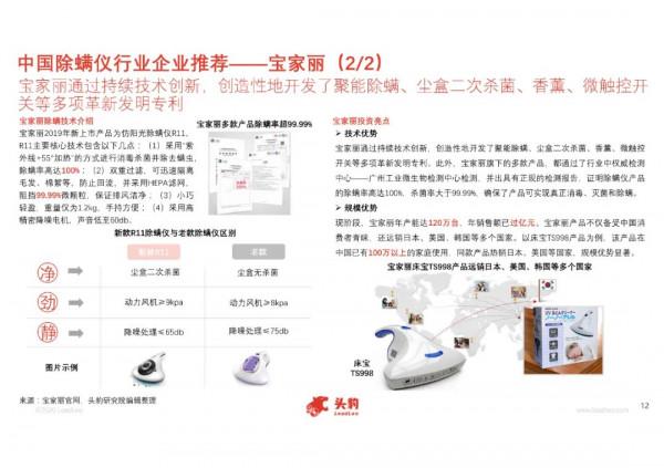 2020年中國除蟎儀行業短報告(附下載) 2020年中國除蟎儀行業短報告(附下載)