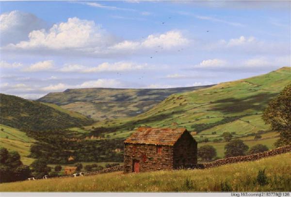 英國藝術家Edward.Hersey田園,一種美好的記憶 英國藝術家Edward.Hersey田園,一種美好的記憶