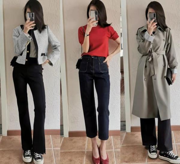 40歲女人秋季“褲裝”搭配，從牛仔褲到西褲，解決你的穿衣難題