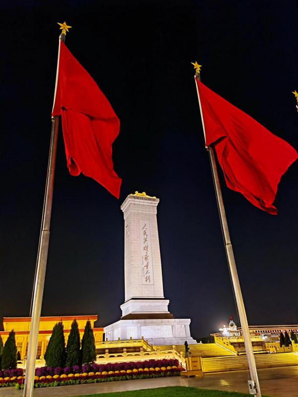 美麗的天安門國慶之夜