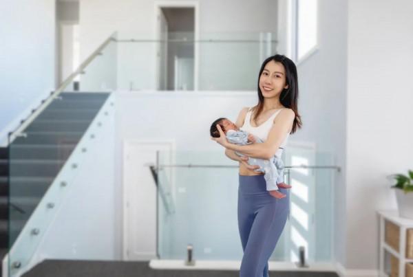 帶領1430萬人開練的新手媽媽，生完寶寶練出八塊腹肌？