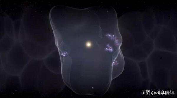 太陽系處於一個氣泡裡，還是氣泡的中心？這是一項有趣的新研究