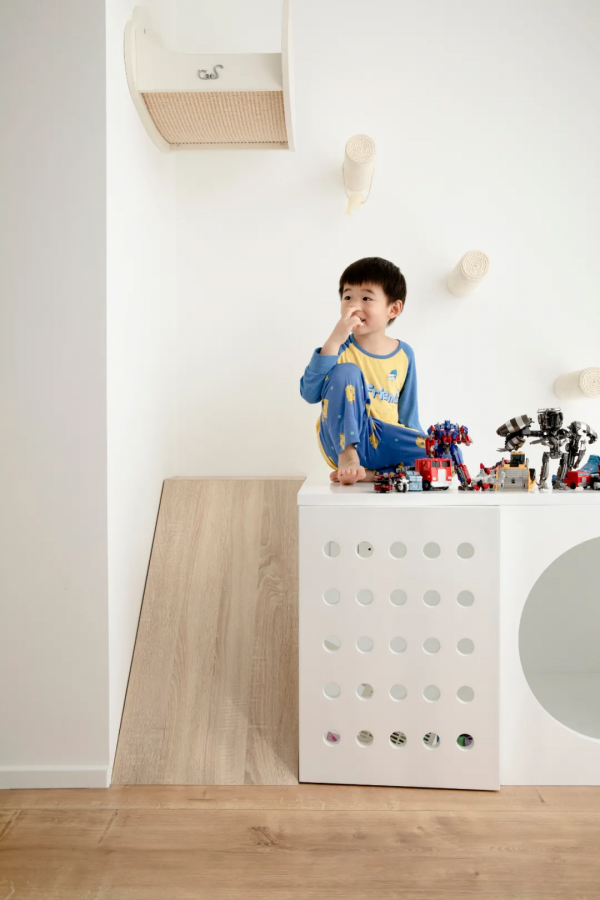 120㎡夢幻三口之家,樹屋式的書房,實用又有趣 120㎡夢幻三口之家,樹屋式的書房,實用又有趣