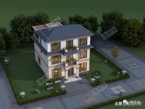 存了這麼久的錢終於有地花了，這棟新中式別墅，我一眼就看上了