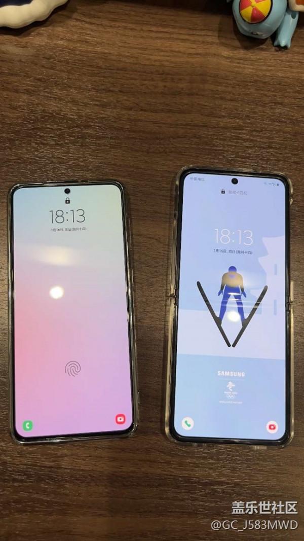 粉絲收到三星Galaxy Z Flip3 5G冬奧版，顏值真的很耐打